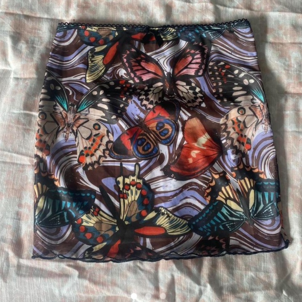 Butterfly mini skirt 🦋